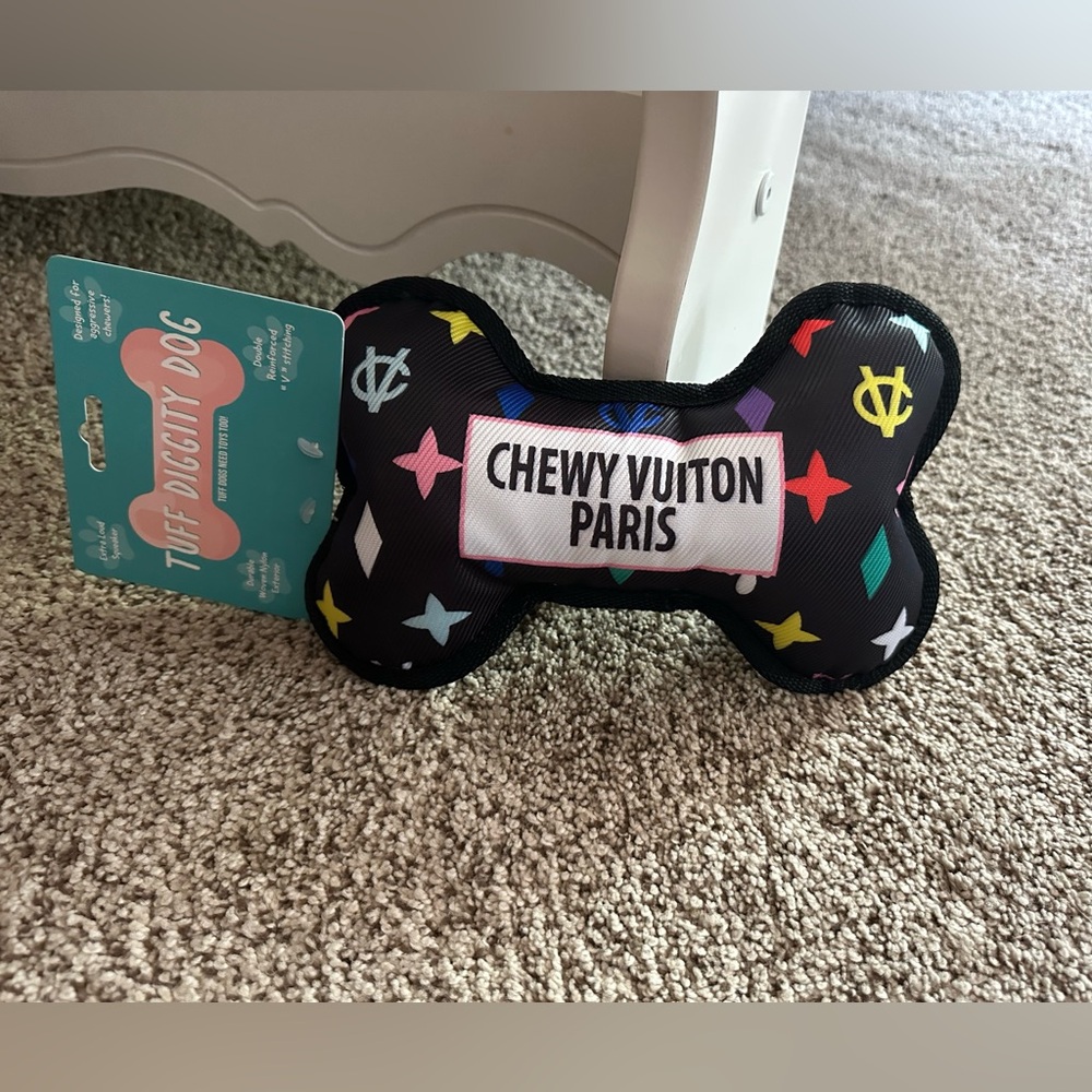 NWT Chewy Vuiton Paris Dog Toy
